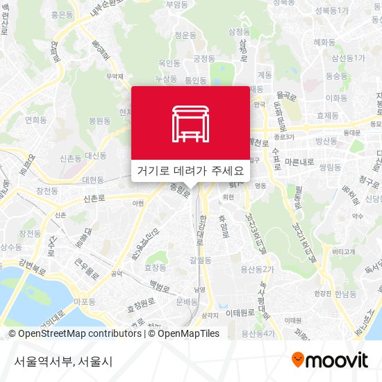 서울역서부 지도