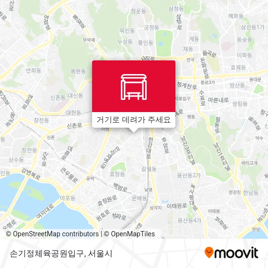 손기정체육공원입구 지도