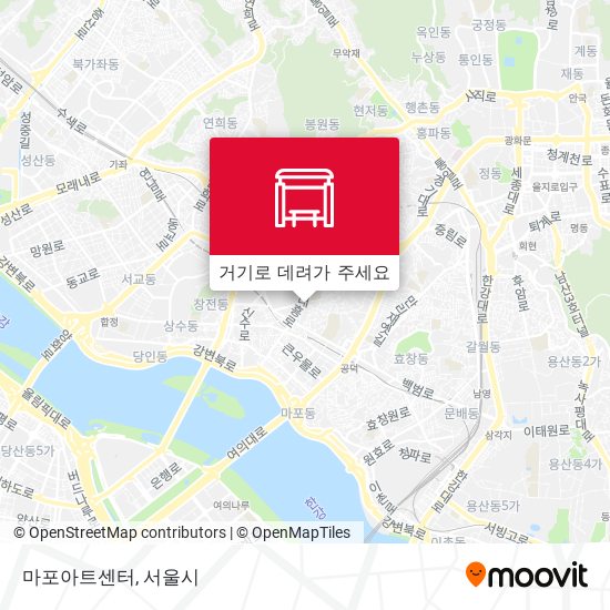 마포아트센터 지도