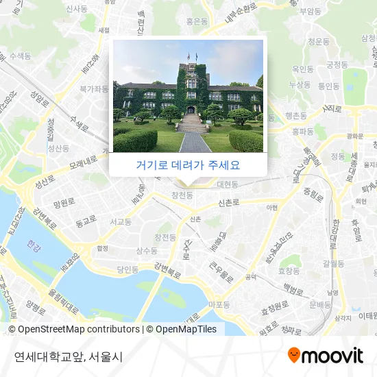 연세대학교앞 지도