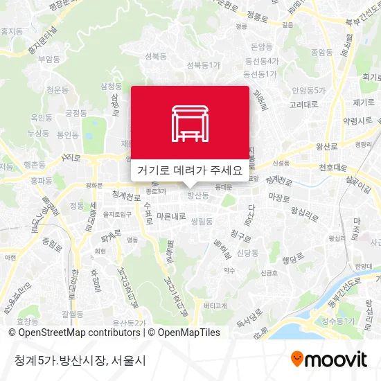 청계5가.방산시장 지도