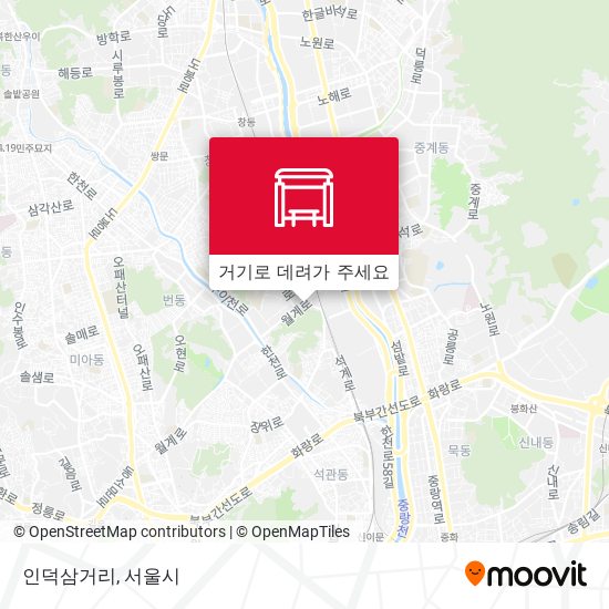 인덕삼거리 지도