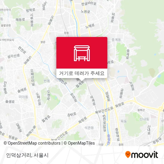 인덕삼거리 지도