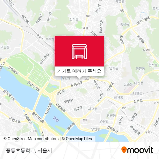 중동초등학교 지도