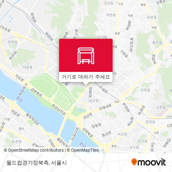 월드컵경기장북측 지도