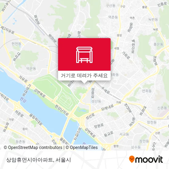 상암휴먼시아아파트 지도