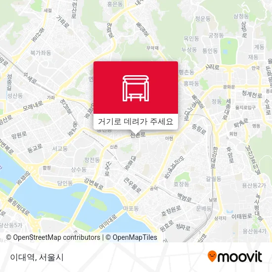 이대역 지도