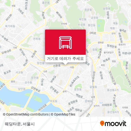 웨딩타운 지도