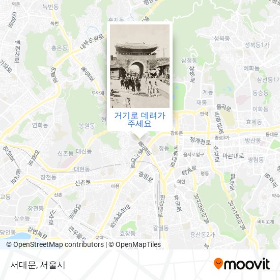 서대문 지도