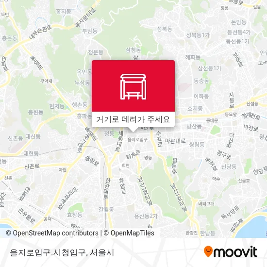 을지로입구.시청입구 지도