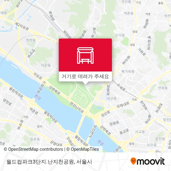월드컵파크3단지.난지천공원 지도
