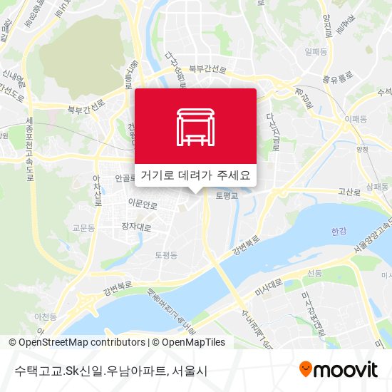 수택고교.Sk신일.우남아파트 지도