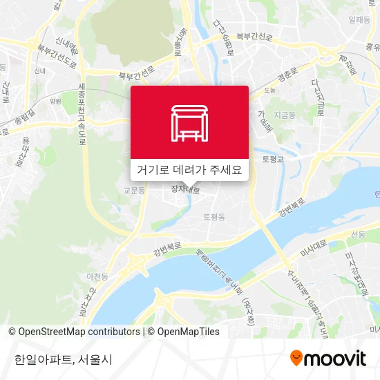 한일아파트 지도