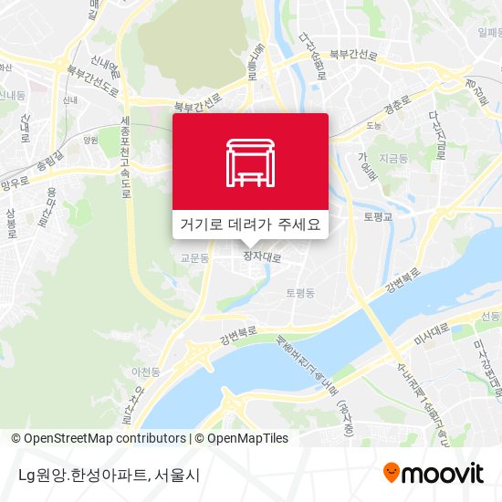 Lg원앙.한성아파트 지도
