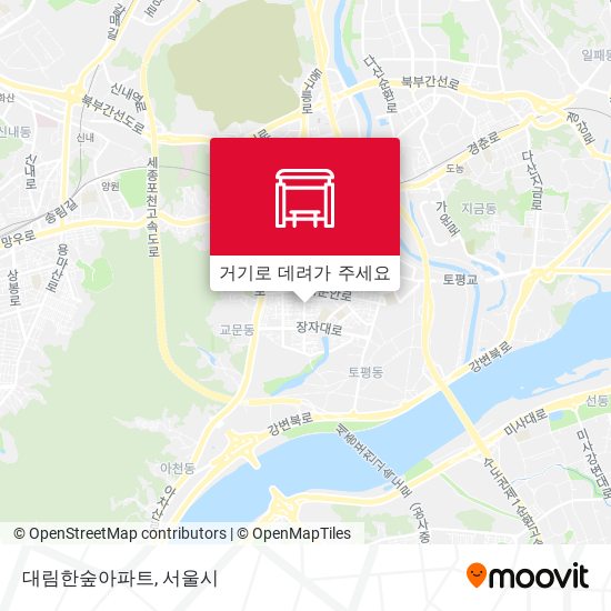대림한숲아파트 지도