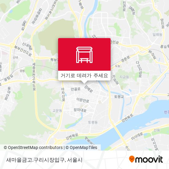 새마을금고.구리시장입구 지도