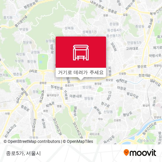 종로5가 지도