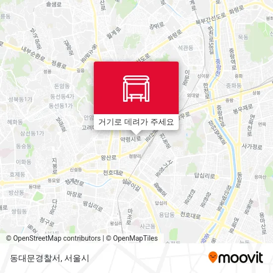 동대문경찰서 지도