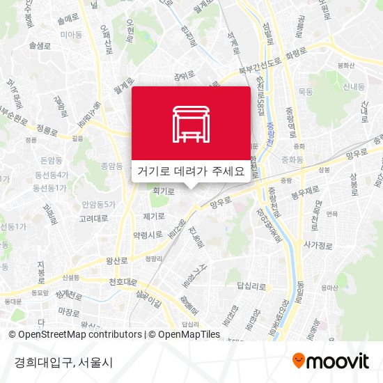 경희대입구 지도