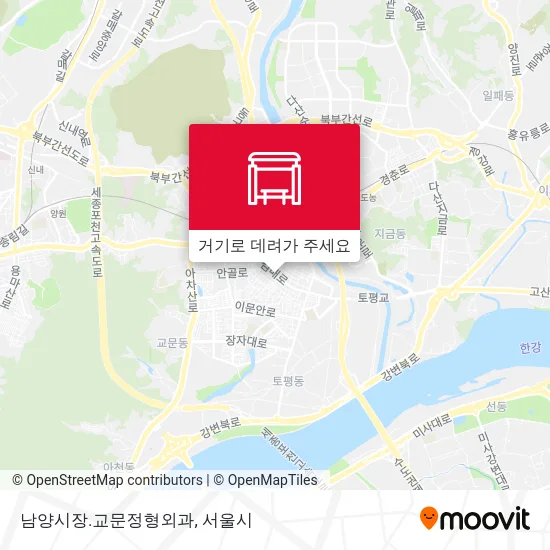 남양시장.교문정형외과 지도