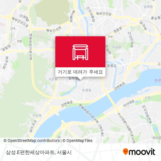 삼성.E편한세상아파트 지도