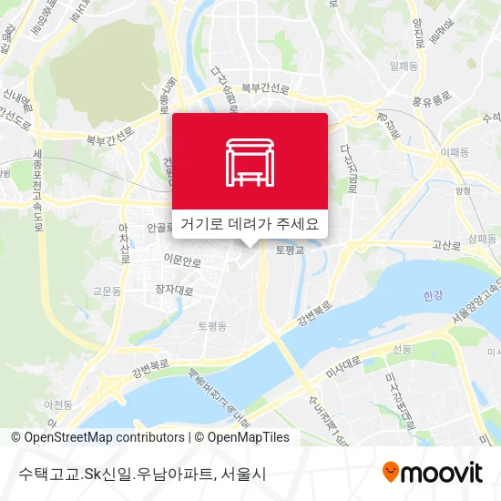 수택고교.Sk신일.우남아파트 지도