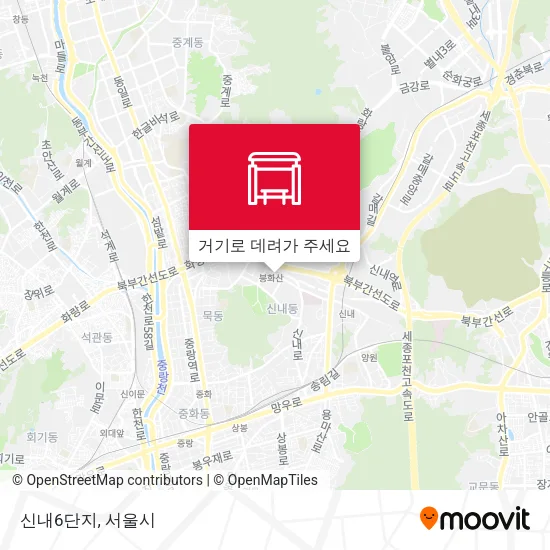 신내6단지 지도
