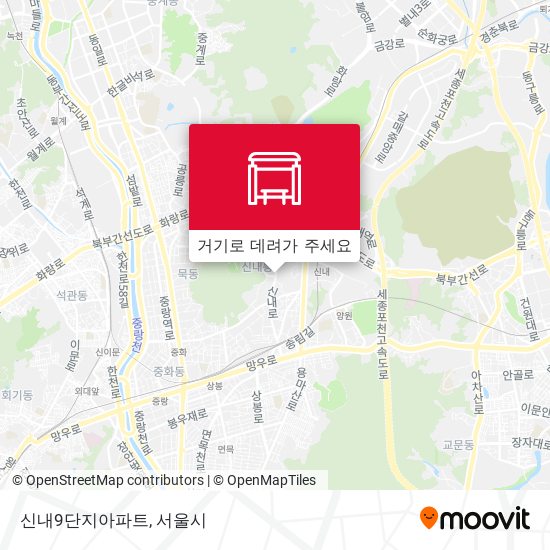 신내9단지아파트 지도