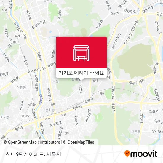 신내9단지아파트 지도