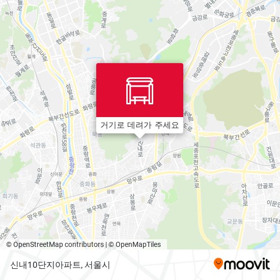 신내10단지아파트 지도