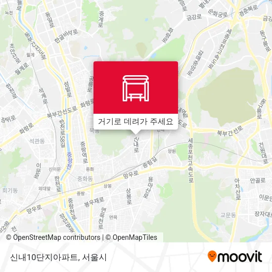 신내10단지아파트 지도