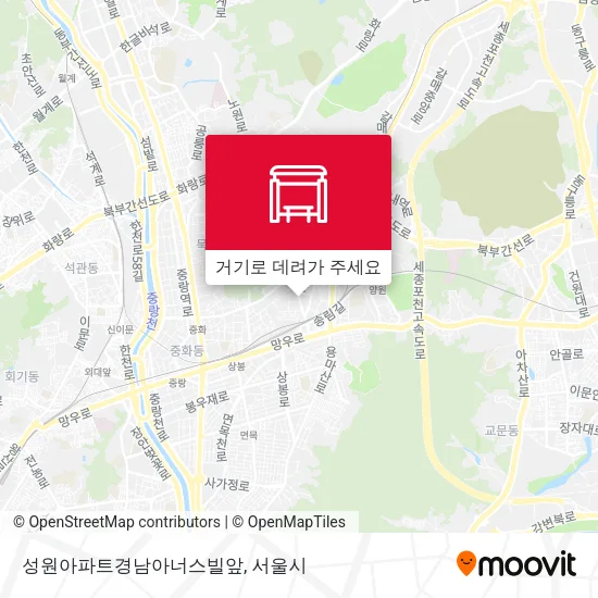 성원아파트경남아너스빌앞 지도