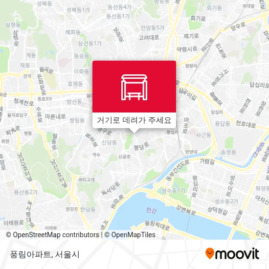 풍림아파트 지도
