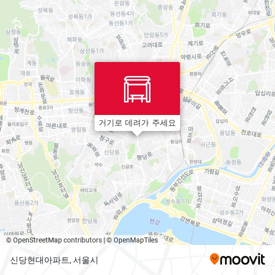 신당현대아파트 지도