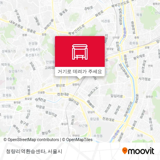 청량리역환승센타 지도