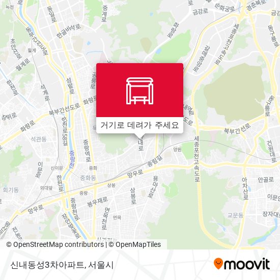 신내동성3차아파트 지도