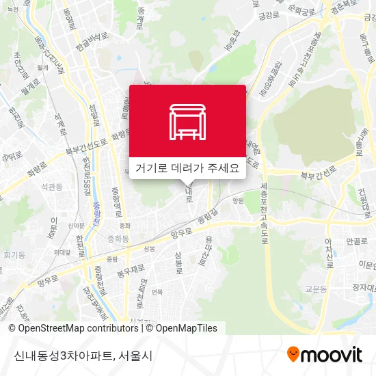 신내동성3차아파트 지도