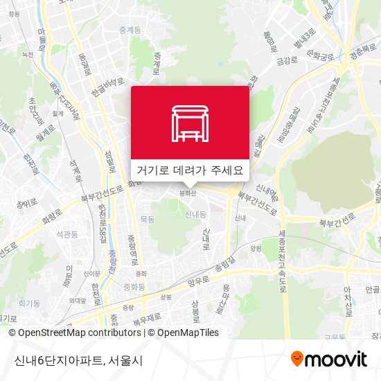 신내6단지아파트 지도