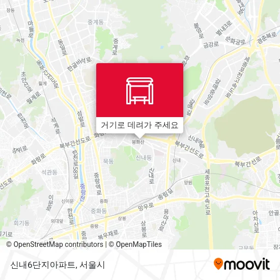 신내6단지아파트 지도