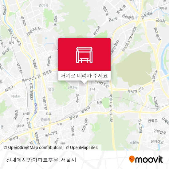 신내데시앙아파트후문 지도