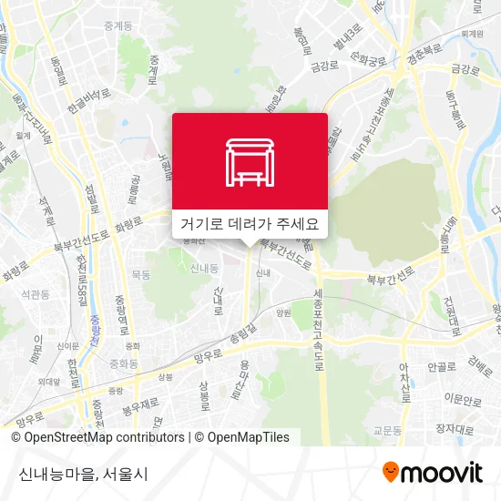 신내능마을 지도