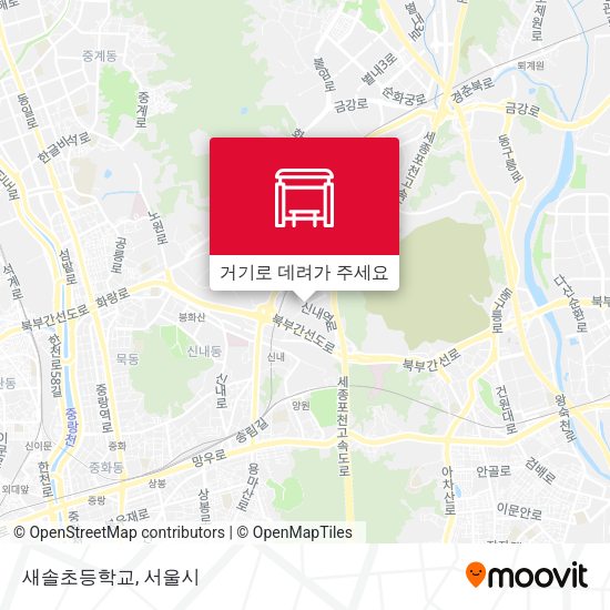 새솔초등학교 지도