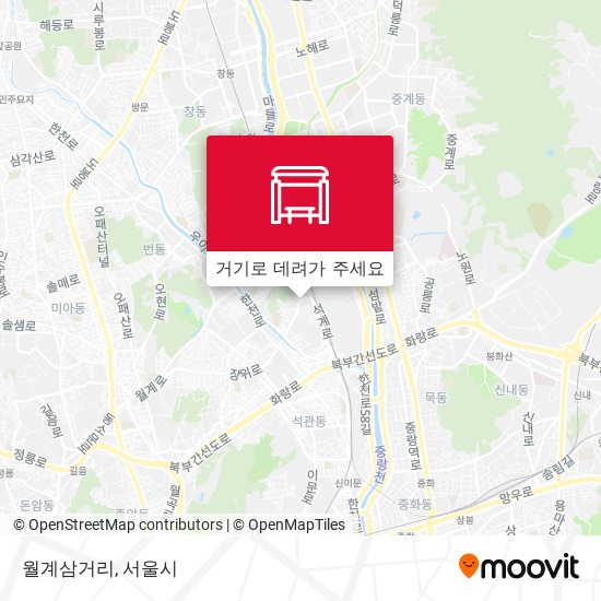 월계삼거리 지도