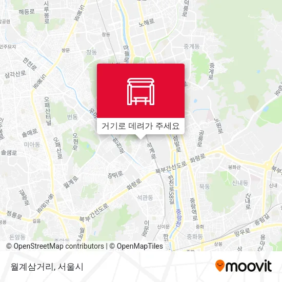 월계삼거리 지도