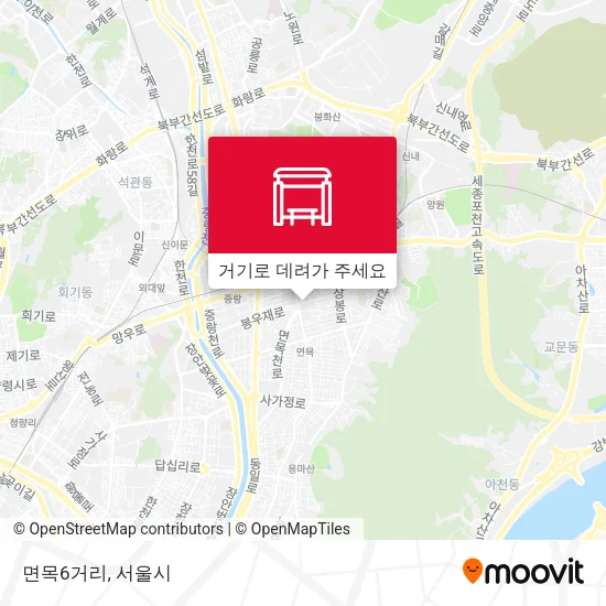 면목6거리 지도
