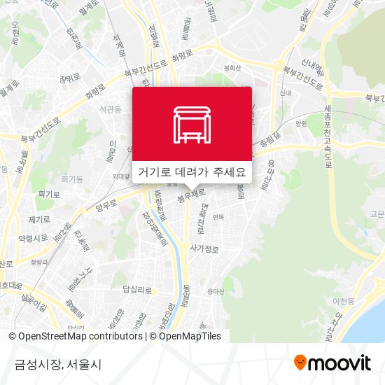 금성시장 지도