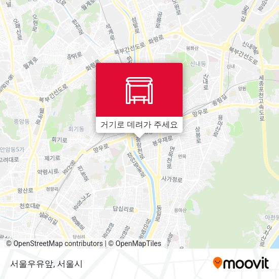서울우유앞 지도