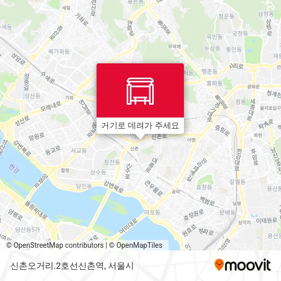 신촌오거리.2호선신촌역 지도