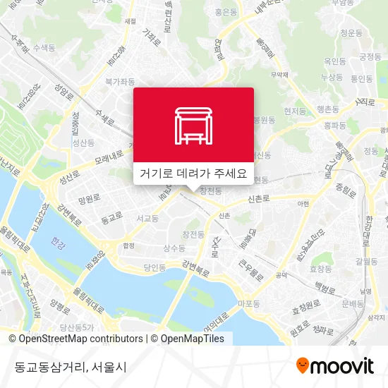 동교동삼거리 지도