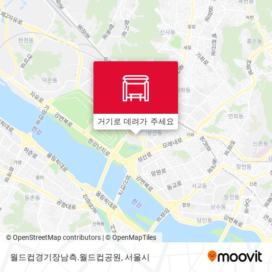 월드컵경기장남측.월드컵공원 지도
